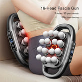 16-Head Fascia Massage Gun, High-Frequency Vibration for Back, Waist, Neck, and Shoulder Muscles